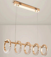 GOODLUCK CHARM HEAVENLY GOLDEN RING CHANDELIER
