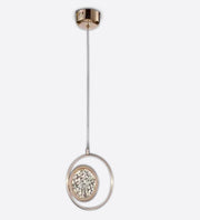 RING SHAPED LOCKET STLYE HANGING CHANDELIER