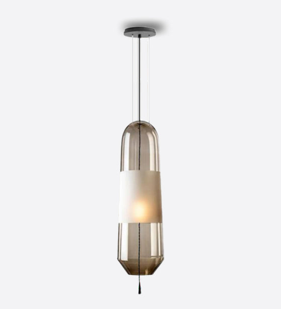 TRADITIONAL FLASHLAMP WITH RUSTIC METALLIC HANGING LIGHTS