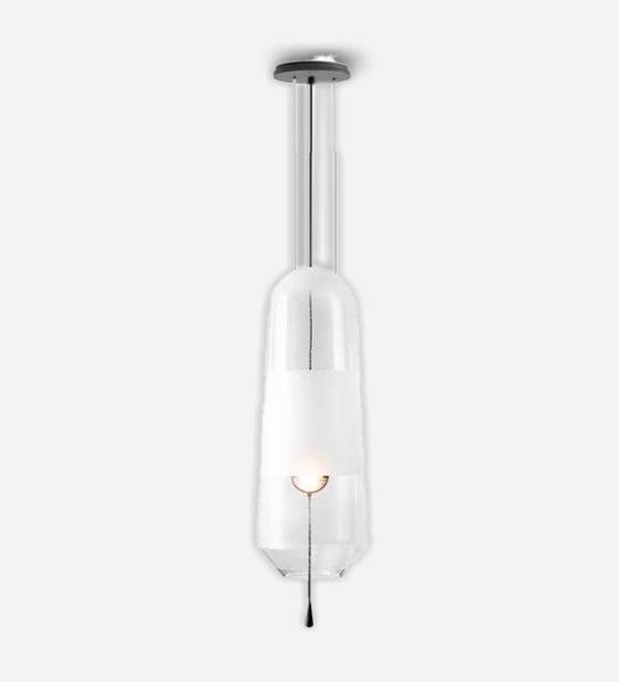 TRADITIONAL FLASHLAMP WITH RUSTIC METALLIC HANGING LIGHTS