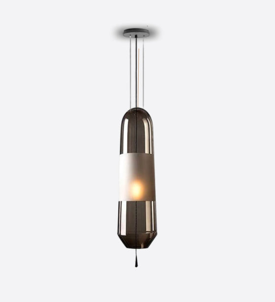 TRADITIONAL FLASHLAMP WITH RUSTIC METALLIC HANGING LIGHTS