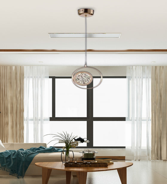 RING SHAPED LOCKET STLYE HANGING CHANDELIER