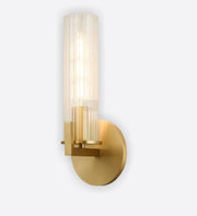 ELEGANT ANTIQUE METAL WALL LAMP