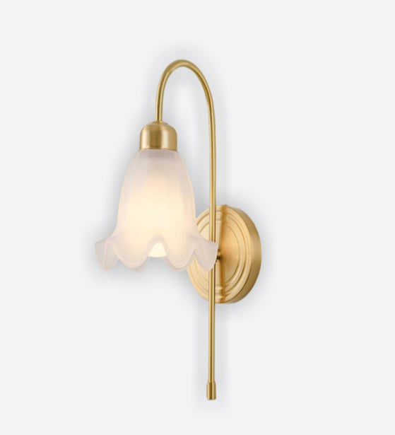 CRAFTY TULIP FLORAL MISTY WALL LAMP