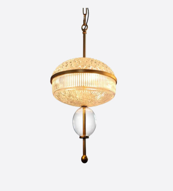 OBLOIDAL BLANCHED HANGING LAMP