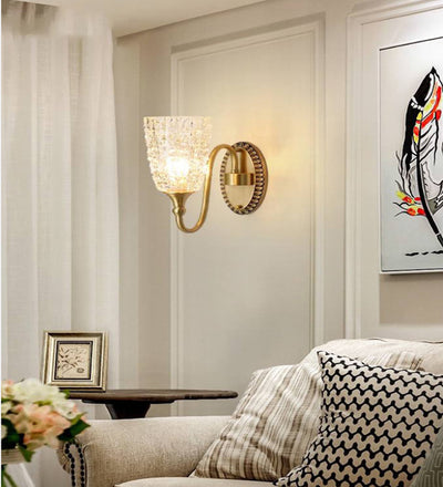 CONTEMPRORAY INVERTED CONICAL WALL LAMP
