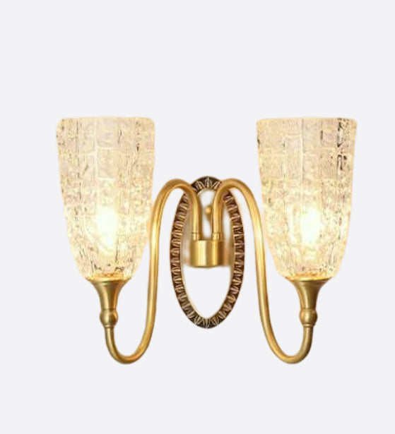 INVERTED CONOIDAL DOUBLE LUMINOUS WALL LAMP