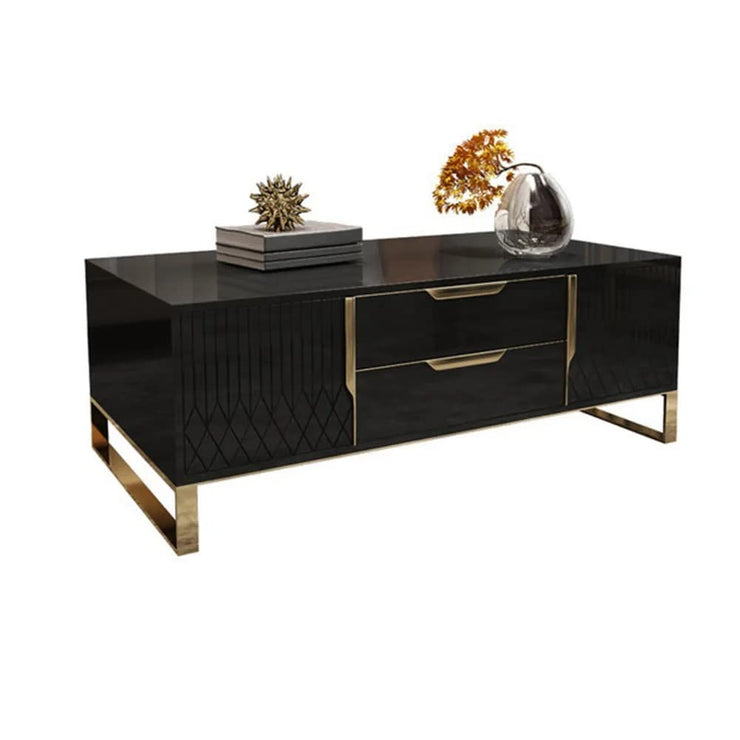 LAVISHING EXTENDED BLACK CENTER TABLE