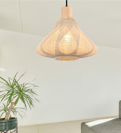 WOOD MADE HANGING LIGHT IN WOODEN FINISH-1