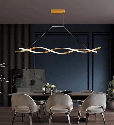 Modern Curled Shape LED Chandelier