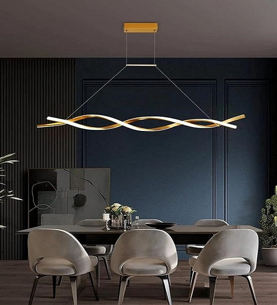 Modern Curled Shape LED Chandelier