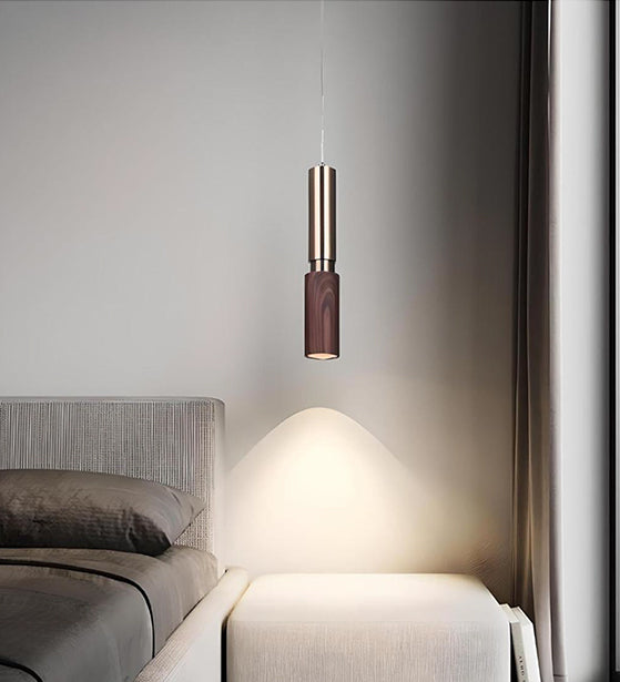 AESTHETIC WOODEN PENDANT HANGING LIGHT