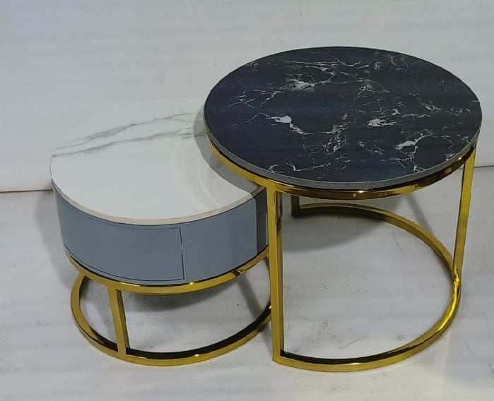 BERLIN METALLIC GOLDEN CENTER TABLES