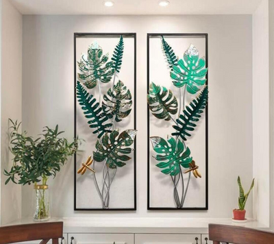 Leaves Metal Wall Art Set Of 2