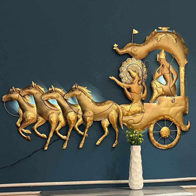 Arjun Rath Metal Wall Art With LED Lights