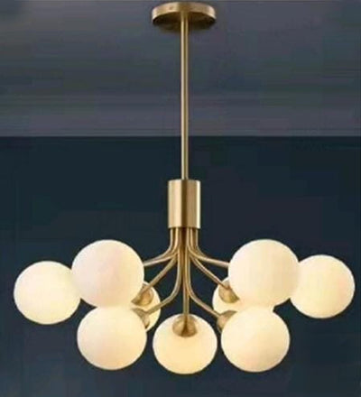 APPEALING GOLDEN BUBBLE PENDANT CHANDELIER