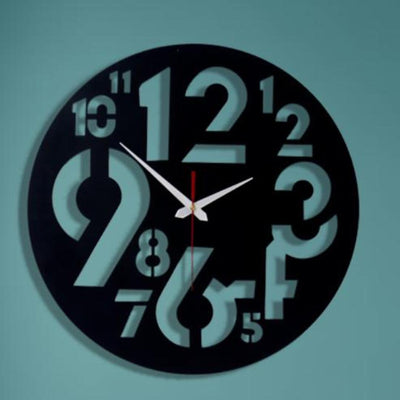 MODERN HOME 3D DIGIT  WALL CLOCK