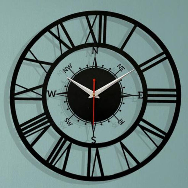 DUSKY METALLIC WALL CLOCK
