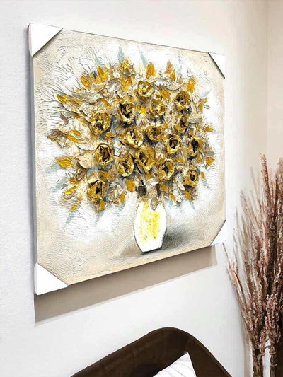 3D Embossed Canvas Painting-3