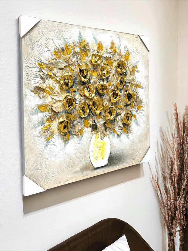 3D Embossed Canvas Painting-3