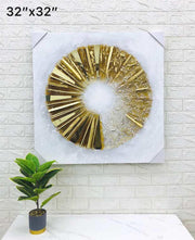 3D Embossed Canvas Painting-4