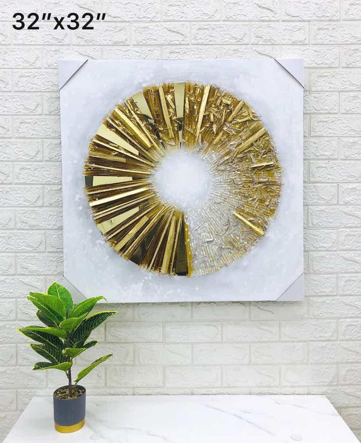 3D Embossed Canvas Painting-4