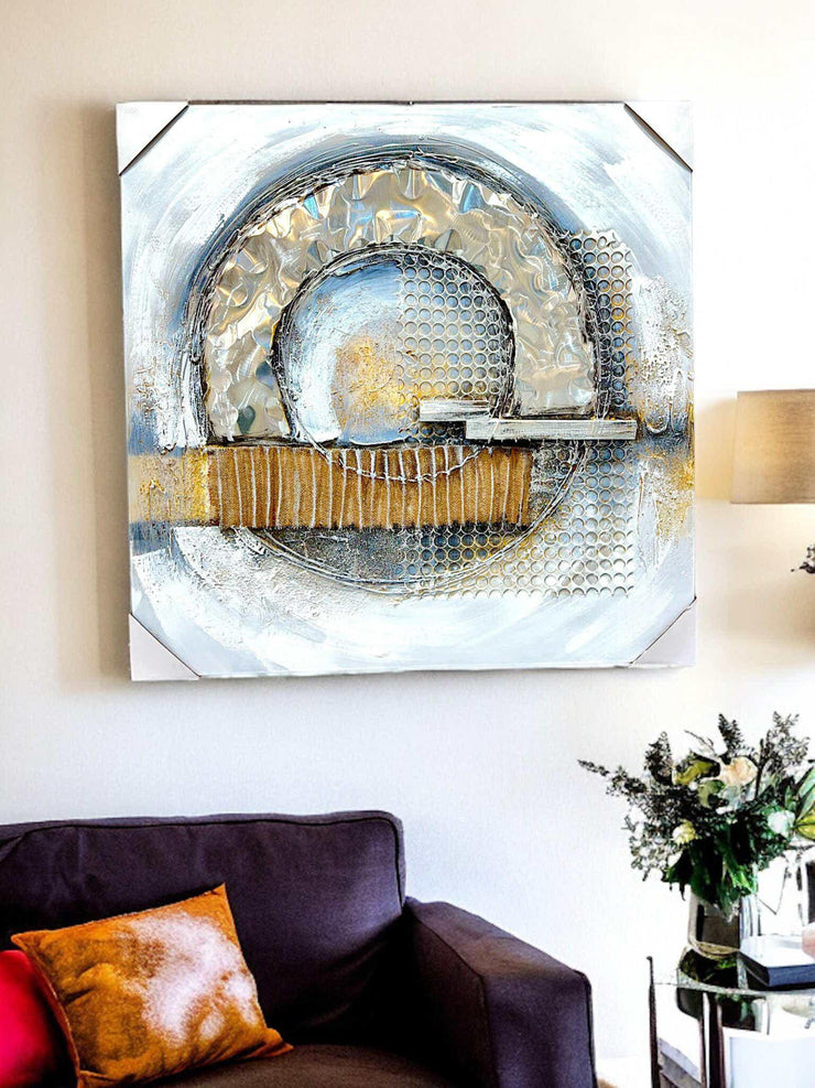 3D Embossed Canvas Painting-6