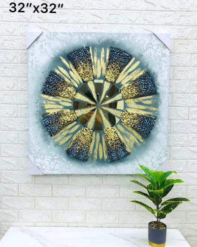 3D Embossed Canvas Painting-7