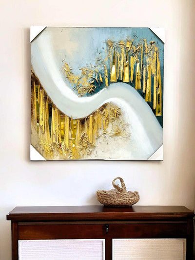3D Embossed Canvas Painting-8