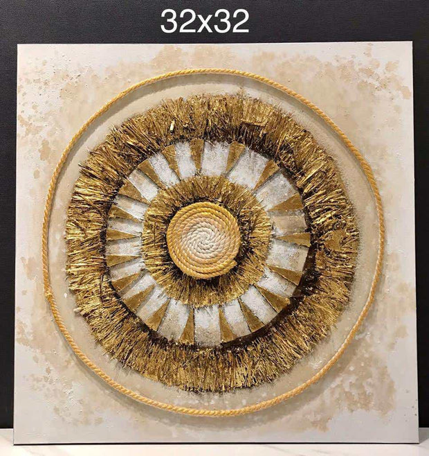 3D Embossed Canvas Painting-9