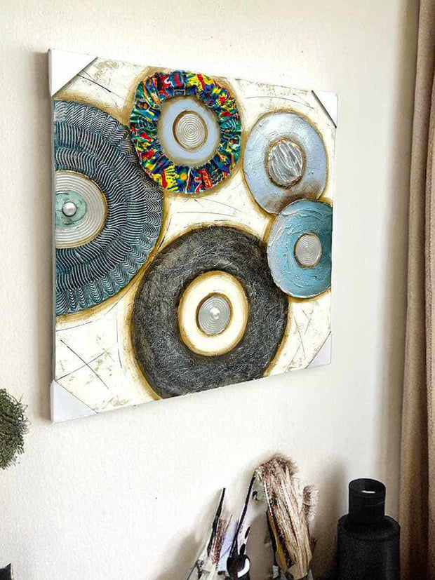 3D Embossed Canvas Painting-2