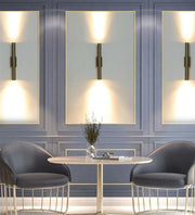 CYLINDRICAL WALL LAMP IN GOLDEN FINISH