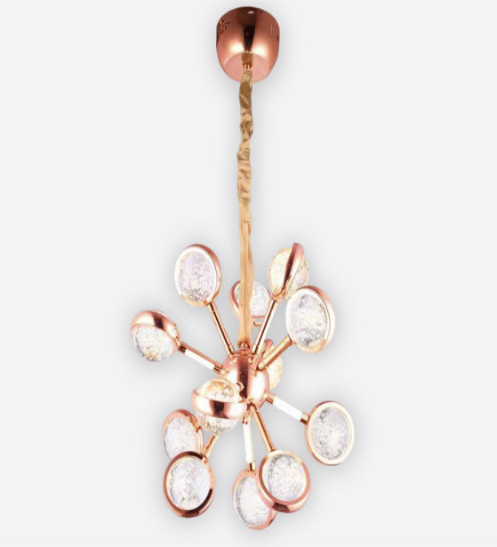 ALREADY HOMEY PENDANT CHANDELIER IN COPPER FINISH