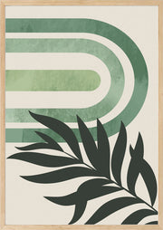 TENDER LEAVES GONGRUENT ART FRAME WITH GLASS-SINGLE