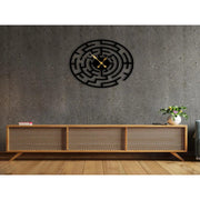 URBANIZED METALLIC MODERN DECORATIVE WALL CLOCK
