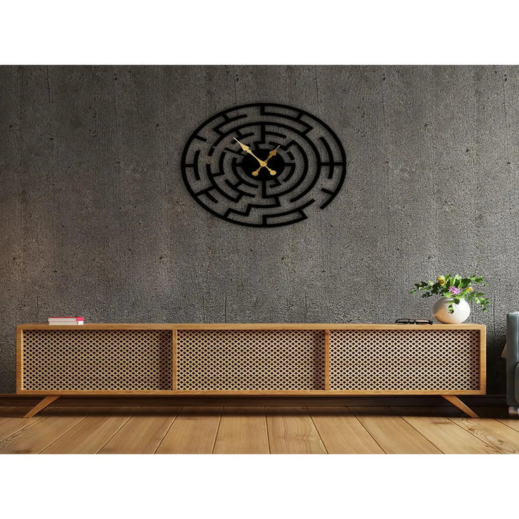 URBANIZED METALLIC MODERN DECORATIVE WALL CLOCK