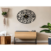 URBANIZED METALLIC MODERN DECORATIVE WALL CLOCK