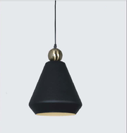 DELTOID BLACK MATTE HANGING LIGHT
