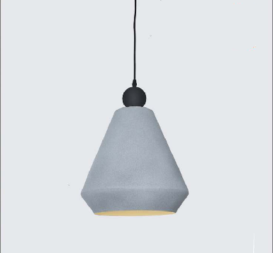 CUNEATE SHEENY GREY HANGING LIGHT