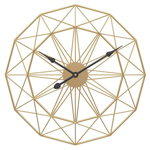 ENTANGLED ANTIQUE GOLDEN WALL CLOCK