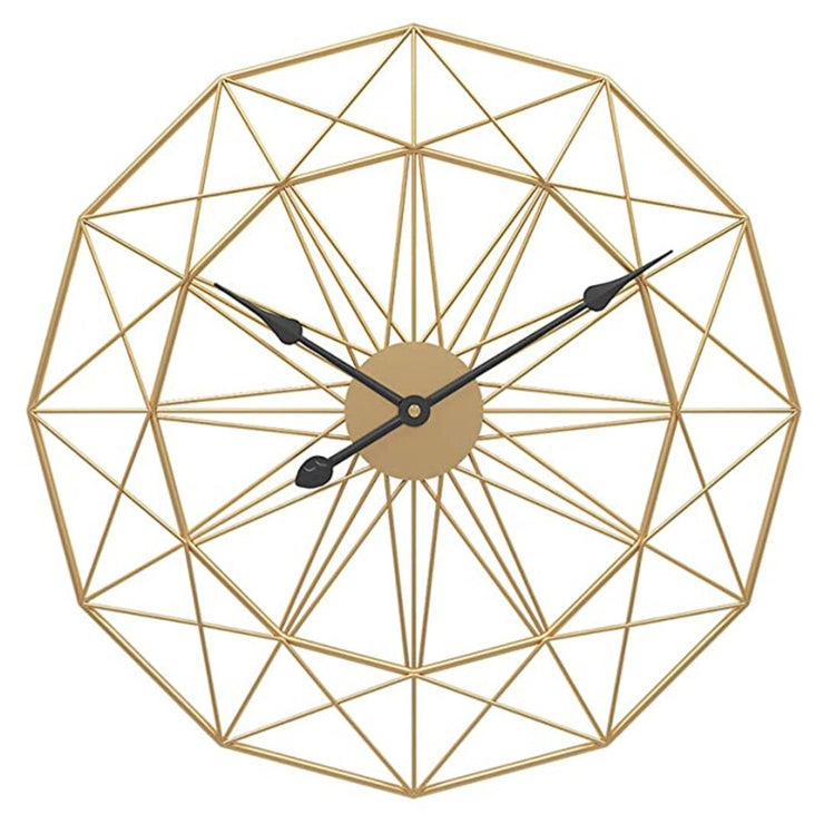 ENTANGLED ANTIQUE GOLDEN WALL CLOCK