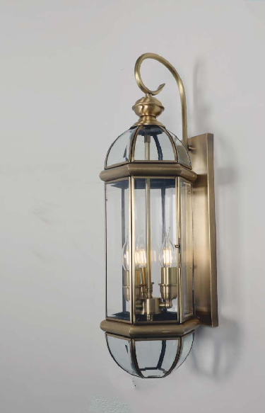 MAGNIFIQUE BARREL SHAPED ECSTATIC WALL LIGHT WITH DOME ON TOP AND BOTTOM