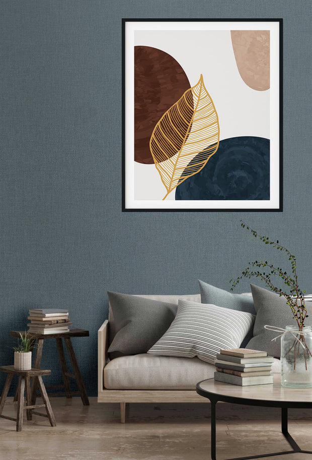 UNIQUE LEAF BOTANICAL PICTURE FRAME WITH GLASS- SINGLE (1) BY NICOLAY ALBRECHT