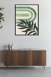 TENDER LEAVES GONGRUENT ART FRAME WITH GLASS-SINGLE