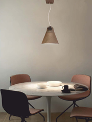 STROBILATE MATTE BROWN HANGING LIGHT