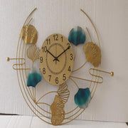 ORNATE ANTIQUE GOLDEN WALL CLOCK
