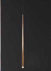 ROSE GOLD ELLIPTICAL HANGING LIGHT