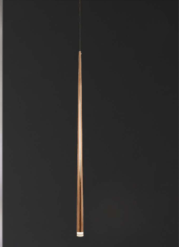 ROSE GOLD ELLIPTICAL HANGING LIGHT