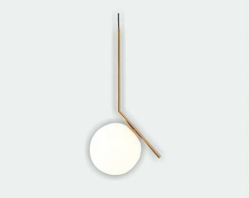GLOBULAR MILKY WHITE HANGING LIGHT