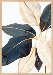 CROTONIFOLIA SLEEKY BOTANICAL ART FRAME WITH GLASS- SINGLE